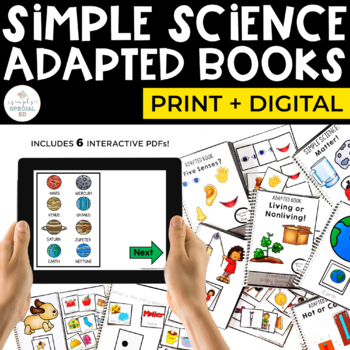 Preview of Science Adapted Books | Special Education | Print + Digital