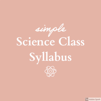Preview of Simple Science Class Syllabus
