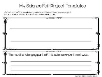 Science Fair Project Template from ecdn.teacherspayteachers.com