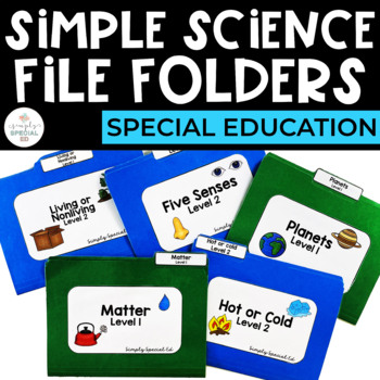 Preview of Science File Folders | Special Education