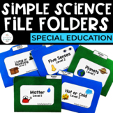 Science File Folders | Special Education