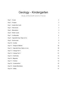 Preview of Simple Science - Geology