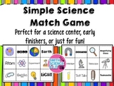 Simple Science Matching Game