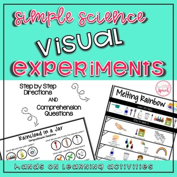 Preview of Simple Science VISUAL Experiments | Speech Therapy | Hands-On Learning