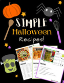 Simple Sensory Halloween Recipes!