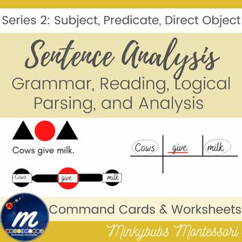 Preview of Simple Sentence Analysis and Diagramming Subject Predicate Direct Object 2