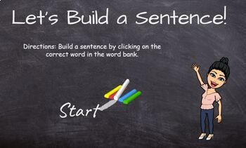 Preview of Simple Sentence Building