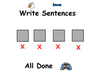 Preview of Simple Sentence Frames