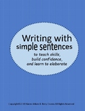 Simple Sentence Writing