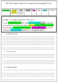 Simple Sentences into engaging paragraphs using language features