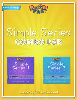 Preview of Boomwhackers® Sheet Music - Simple Series 1&2 Combo Boomwhackers® Pak