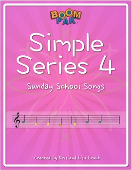 Preview of Boomwhackers® Sheet Music - Simple Series 4 – 10 Sunday School Songs –