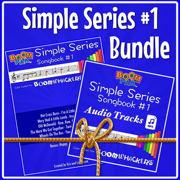 Preview of Simple Series Bundle - Songbook and Audio mp3 Tracks - For Boomwhackers®
