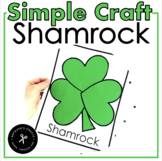 Simple Shamrock Craft a FIne Motor Activity