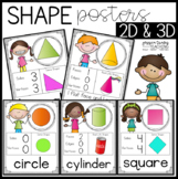 Simple Shape Posters {2D and 3D}