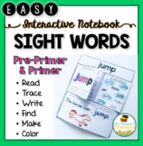 Sight Words Easy Interactive Notebook