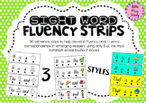 Simple Sight word fluency sentences for emerging readers