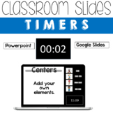 Simple Slides With Timers - Powerpoint and Google Slides