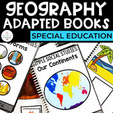 Geography Adapted Books for Special Education