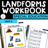 Landforms: Geography Workbook for Special Ed