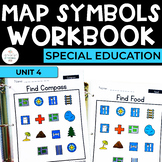 Maps: Geography Workbook for Special Ed