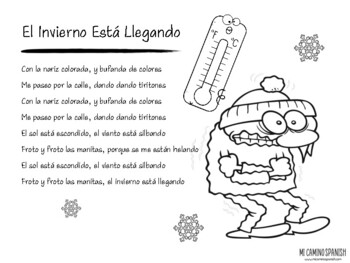 Simple Spanish Songs for Kids (Lyrics, Coloring Pages, YouTube Links!)
