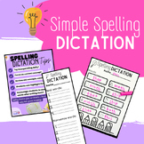 Simple Spelling Dictation Practice (Science of Reading aligned)