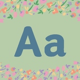 Simple Spring A-Z Classroom Signs