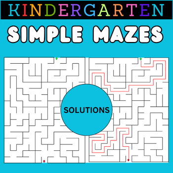 Preview of winter maze with Solutions