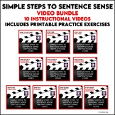 Simple Steps to Sentence Sense Video Bundle with Practice 