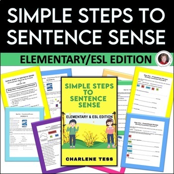 simple steps to sentence sense grammar worksheets for elementary and esl