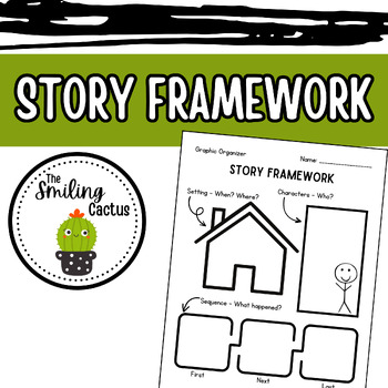 Preview of Simple Story Framework Graphic Organizer
