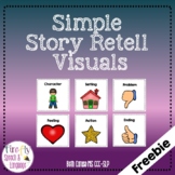 Simple Story Retell Visuals - Print + Google Slide