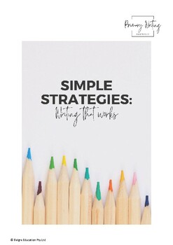 Preview of Simple Strategies: Writing that works