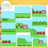 Simple Strawberry Patch Backgrounds