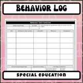 Behaviour Log | Behavior Tracking, Observation, and Data C
