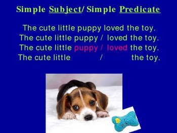 Simple Subject And Simple Predicate By Victoira Achelpohl Tpt