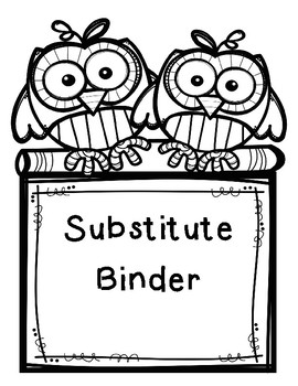 Preview of Simple Substitute Binder Information
