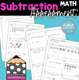 Simple Subtraction Math Assessment