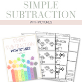 Simple Subtraction Problems with Pictures