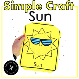 Simple Sun Craft A Fine Motor Activity