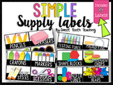 Simple Supply Labels