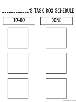 Simple Task Box System for Special Education Classrooms | TpT