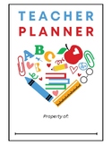 Simple Teacher Planner and Calendar