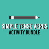 Simple Tense Verbs Grammar Stations | Printable Games and 