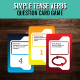 Simple Tense Verbs Question Card Game | Fun Grammar Activity