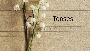 Preview of Simple Tenses Lesson: Literacy Workshops, ESL, EAL, ELA, EALD, EFL, ELD