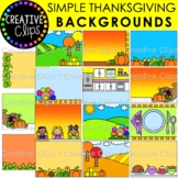 Simple Thanksgiving Background Clipart: Thanksgiving Clipart
