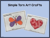 Simple Torn Arts Crafts