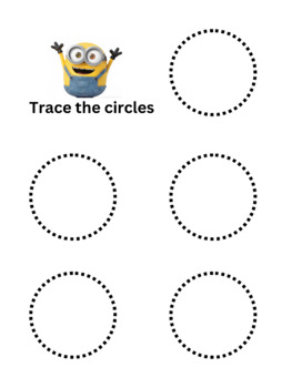 Preview of Simple Tracing Activity: Circles